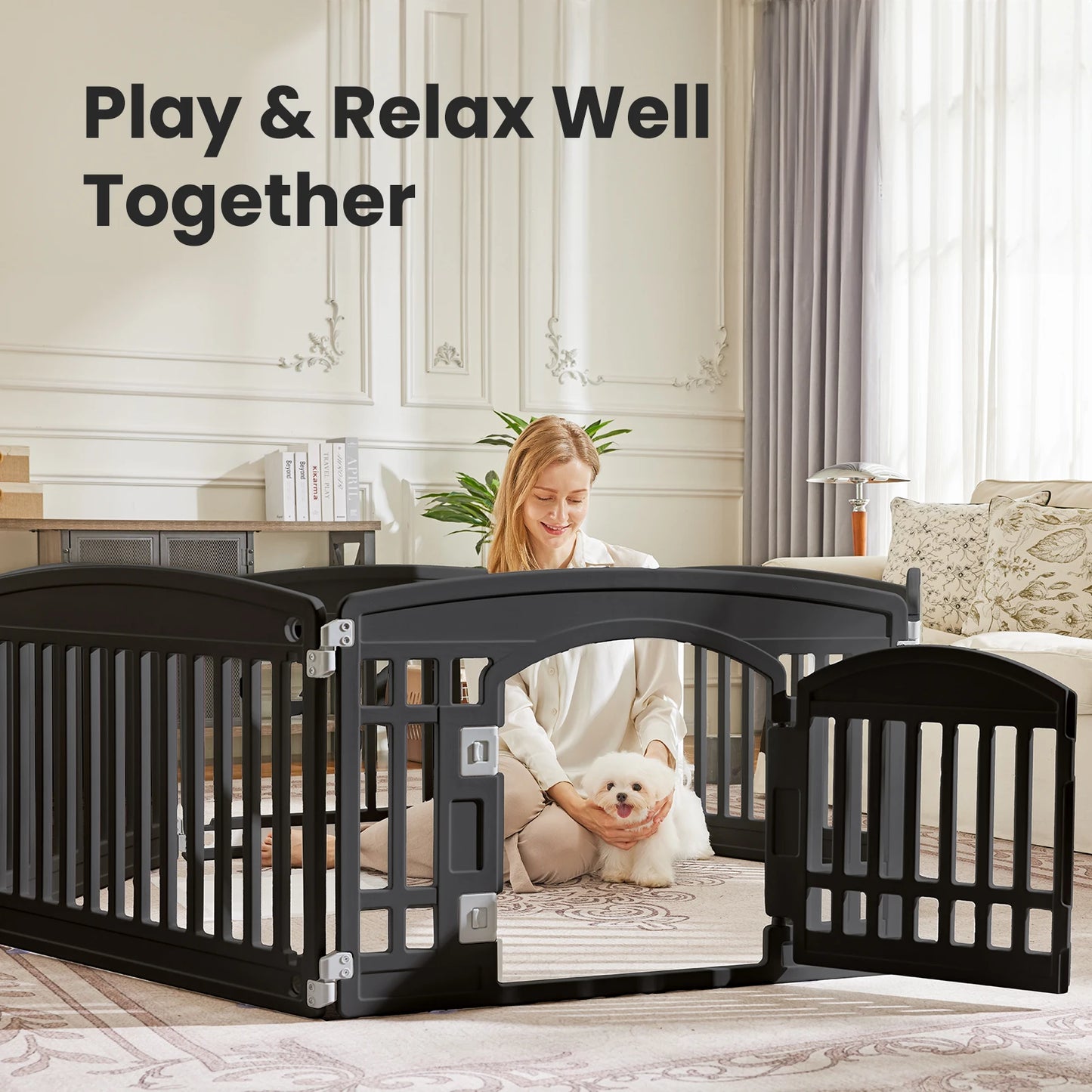 6 Panel Dog Playpen