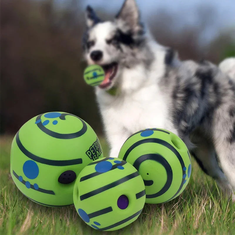 New Hot Wobble Wag Giggle Glow Ball Toy