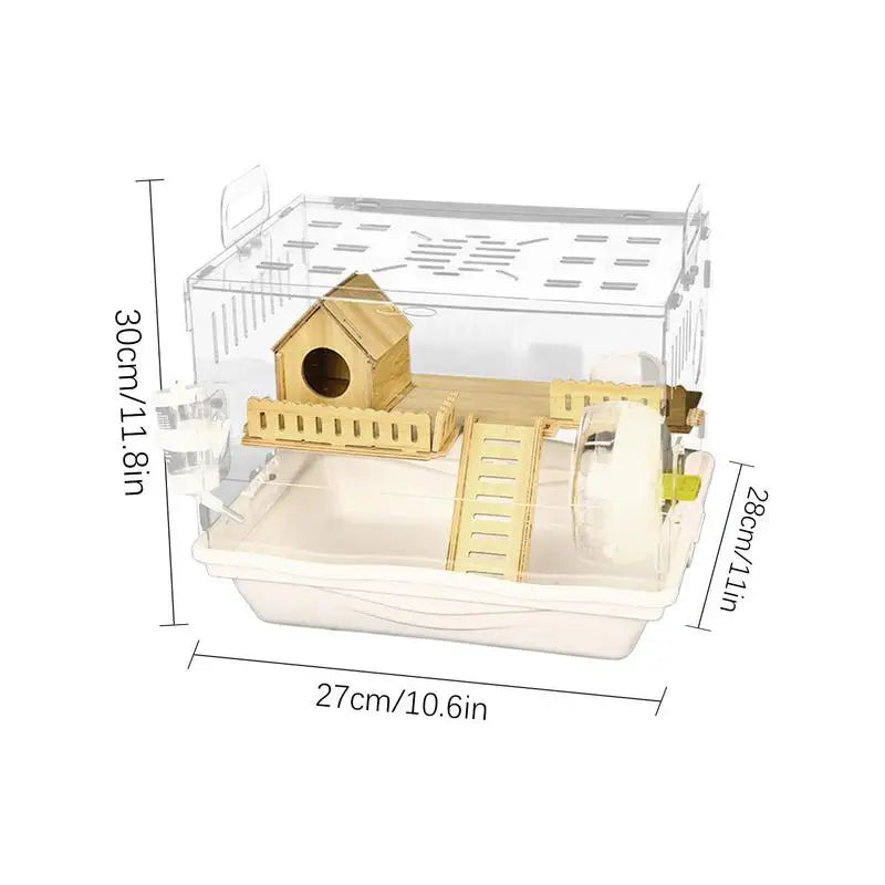 Acrylic Hamster Cage