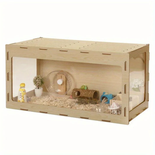 Large Wooden Hamster Cage