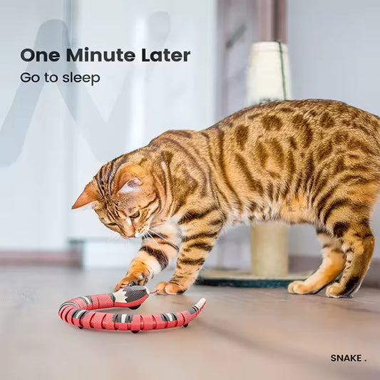 Interactive Smart Sensing Snake Tease Toys