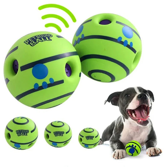 New Hot Wobble Wag Giggle Glow Ball Toy