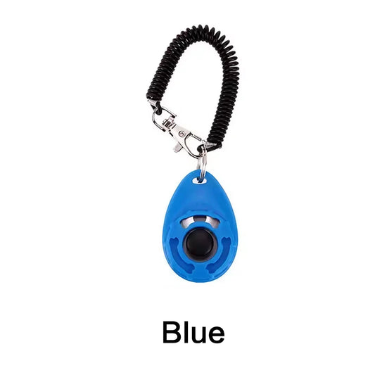 Solid Color Multifunctional Adjustable Pet Training Clicker